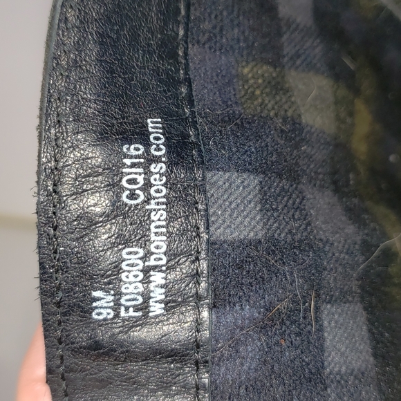 Born Black Leather Boots Size 9M Women's - Picture 10 of 15